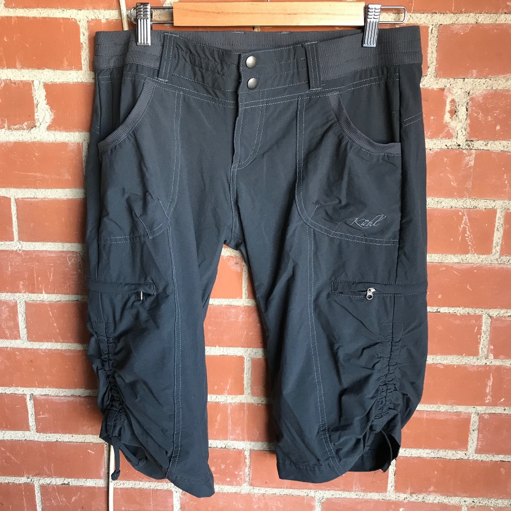 KUHL Dark Gray Cargo Shorts | Women’s 10